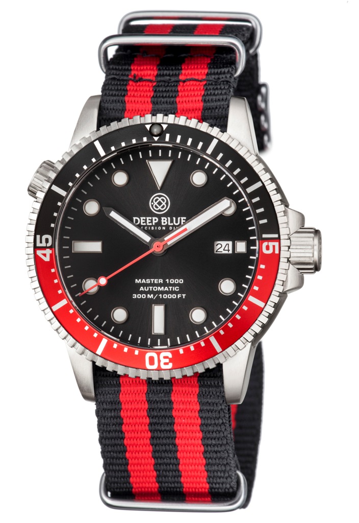Deep Blue Diver 1000 Black-Black-Red