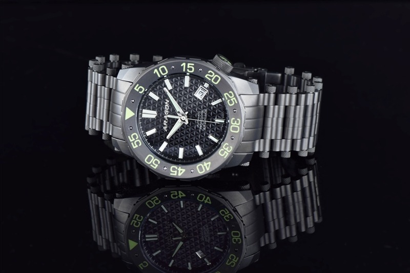 ARAGON Sea Charger G2 NH35 Black 44mm