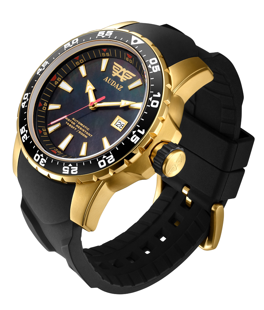 Audaz Scuba Master Black MOP 50mm Automatic