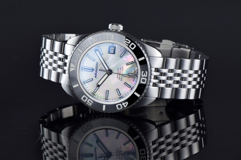 ARAGON EVO 44mm NH35 White MOP