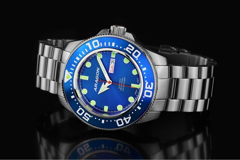 ARAGON Divemaster Automatic 50mm Blue