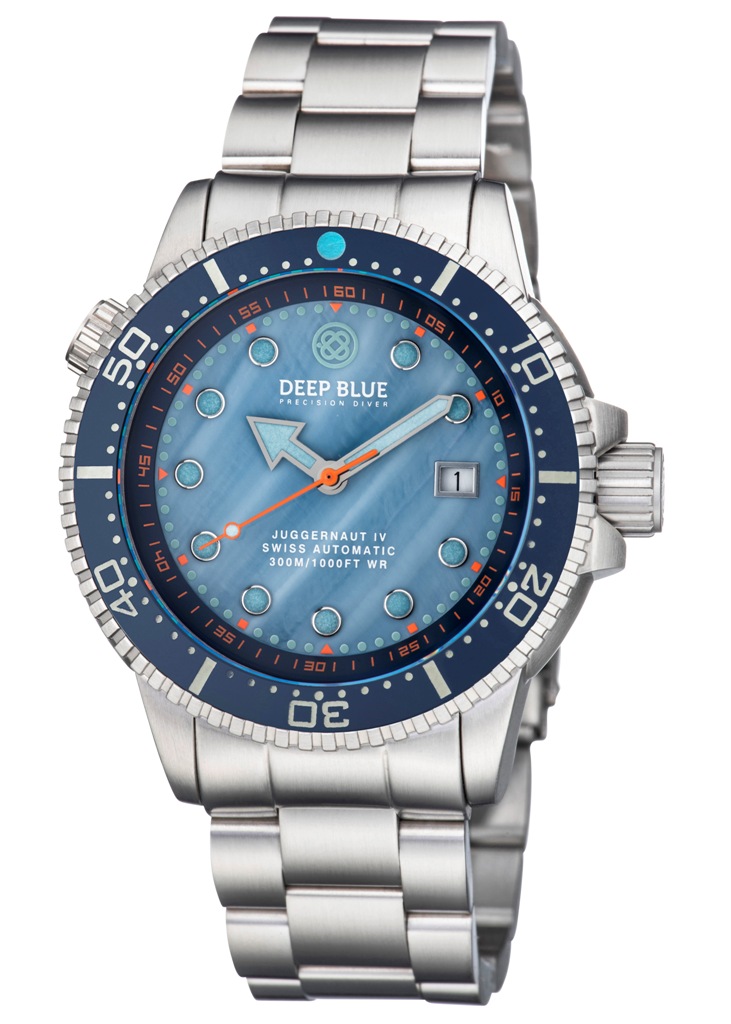 Deep Blue Juggernaut IV Auto Blue MOP Steel