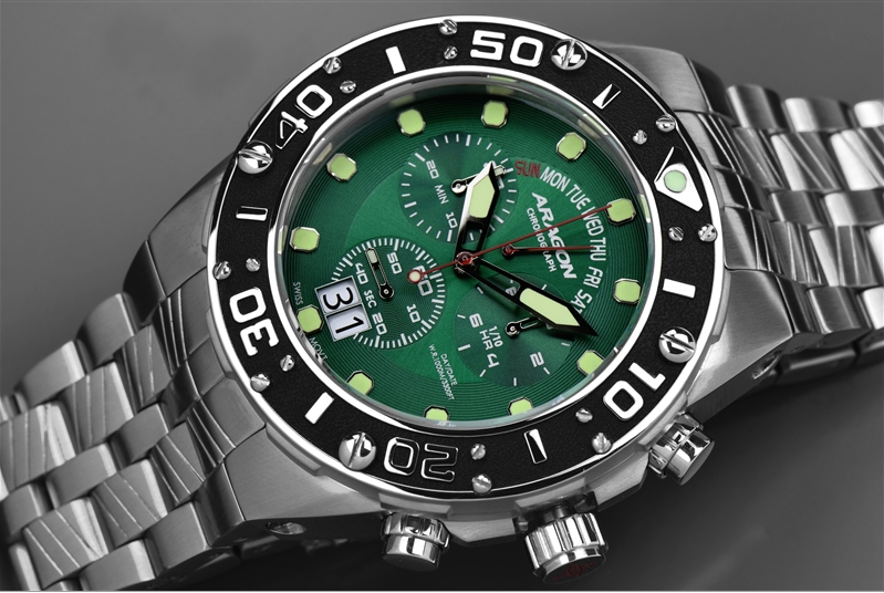 ARAGON Enforcer Chronograph 1000 Green