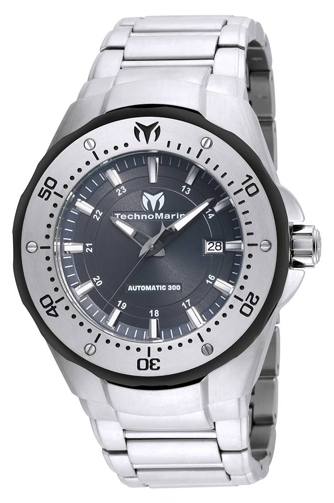 TechnoMarine Manta Sea Automatic TM-215094 Black Steel Herrenuhr