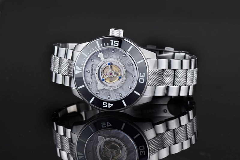 ARAGON Divemaster Tourbillon Silver Meteorite 45mm Limited Edition