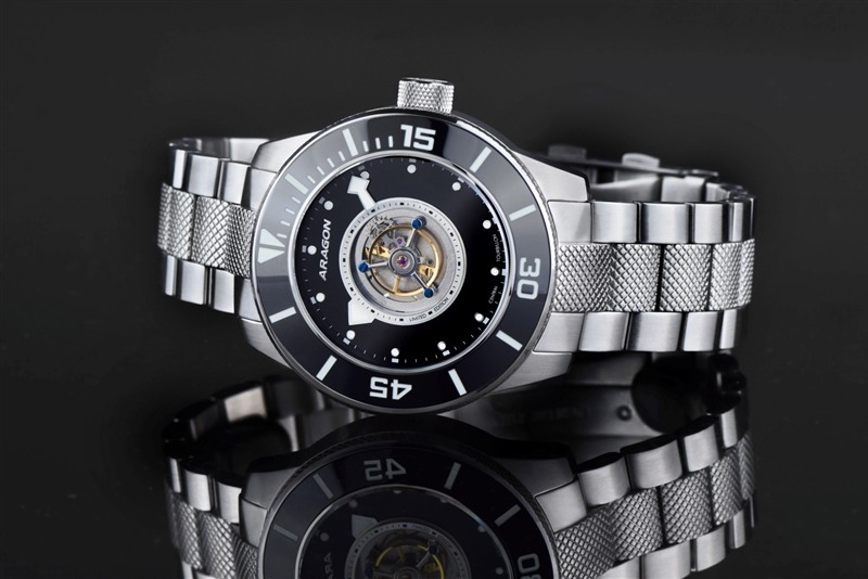 ARAGON Divemaster Tourbillon Black 50mm Limited Edition