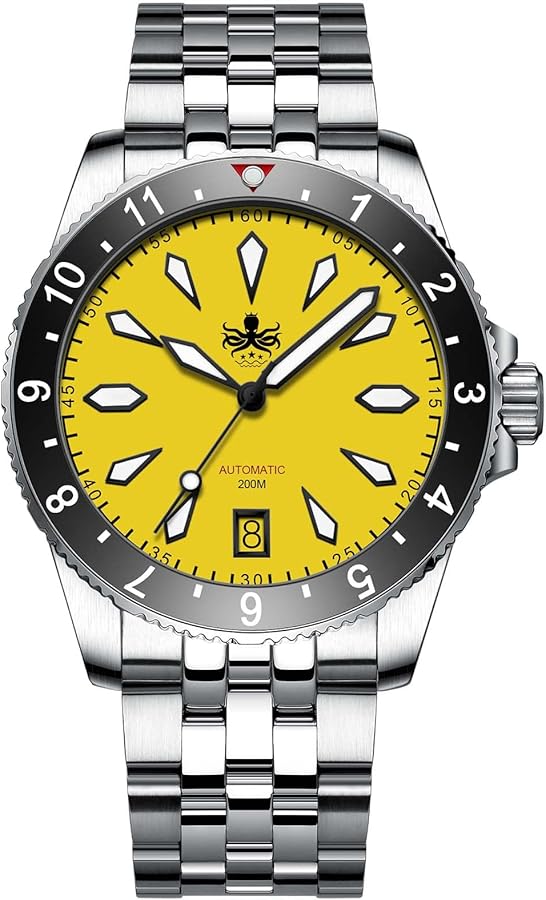 Phoibos Voyager Yellow 200m Diver Automatic