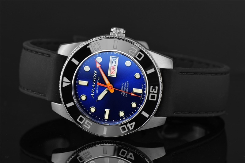 ARAGON Divemaster NH36 Blue Automatic 42mm