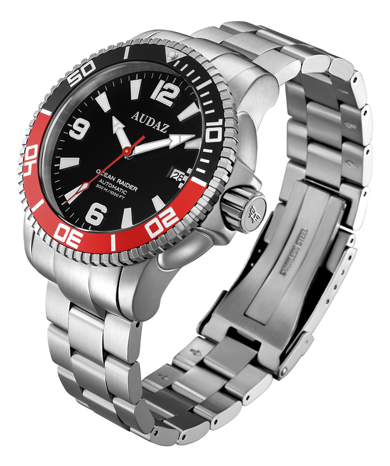 Audaz Ocean Rider Black-Red 45mm Automatic