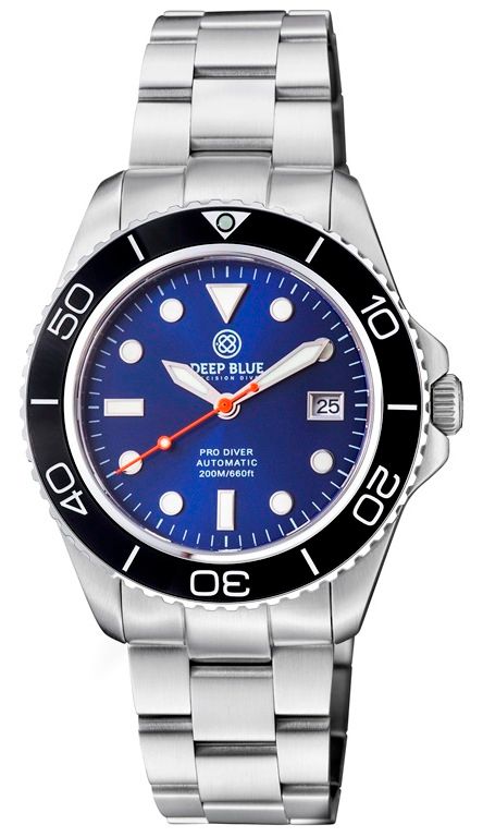 Deep Blue Pro Diver 200 Automatic Dark Blue 42.5mm