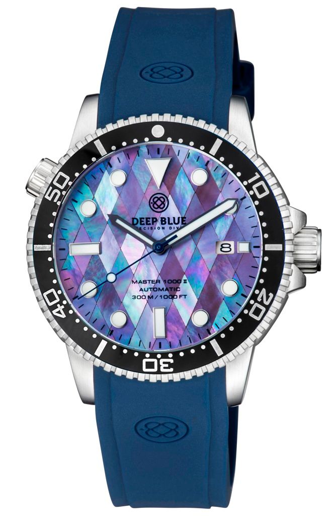 Deep Blue Master 1000 II Diamond Pattern MOP