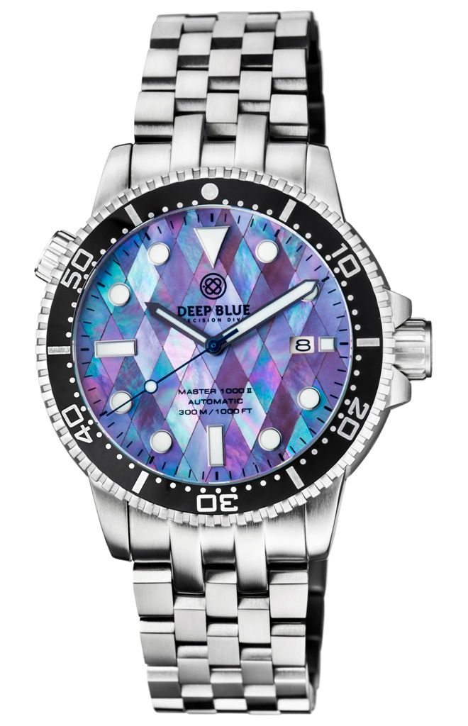 Deep Blue Master 1000 II Diamond Pattern MOP