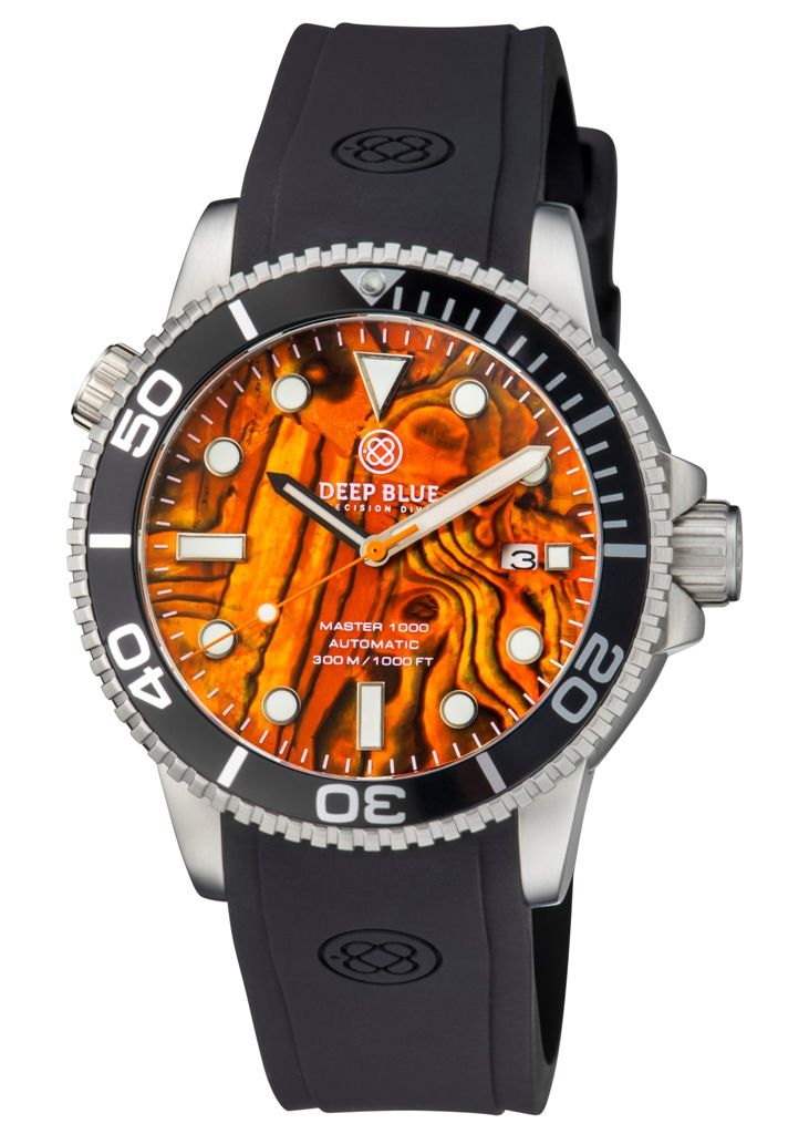 Deep Blue Master 1000 Orange Abalone