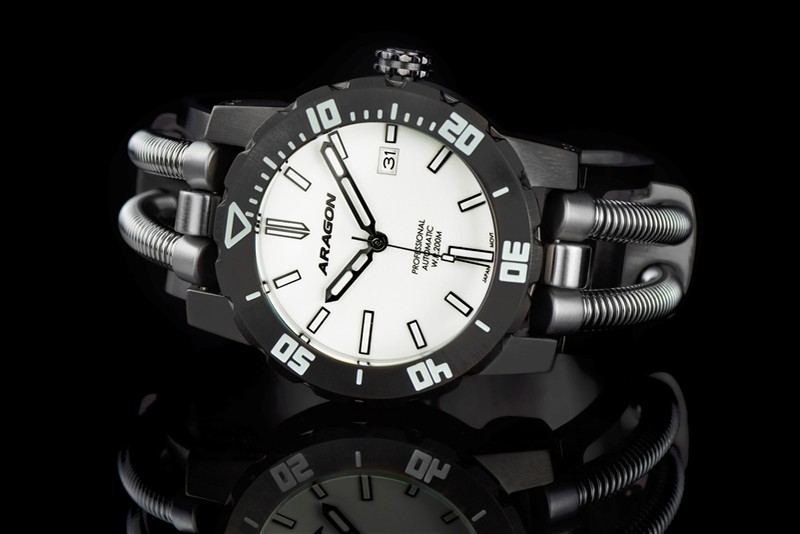 ARAGON Hydraumatic G9 NH35 Automatic White 50mm
