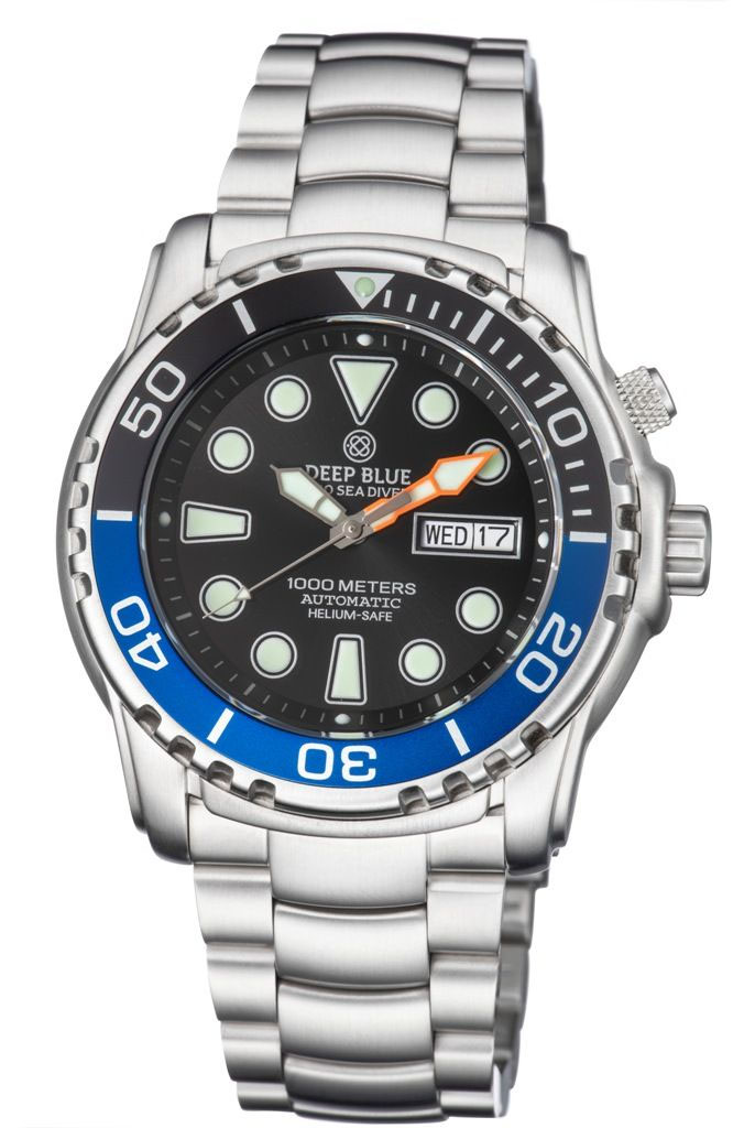 Deep Blue Sea Diver 1000m Black-Blue-Black 20/30/40/50