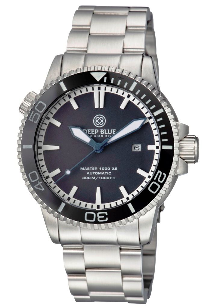 Deep Blue Master 1000 2.5 60 Hour Ceramic Black-Blue