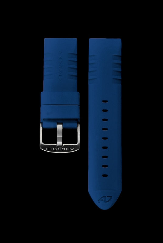 ANDROID Gummiarmband 24mm Blue