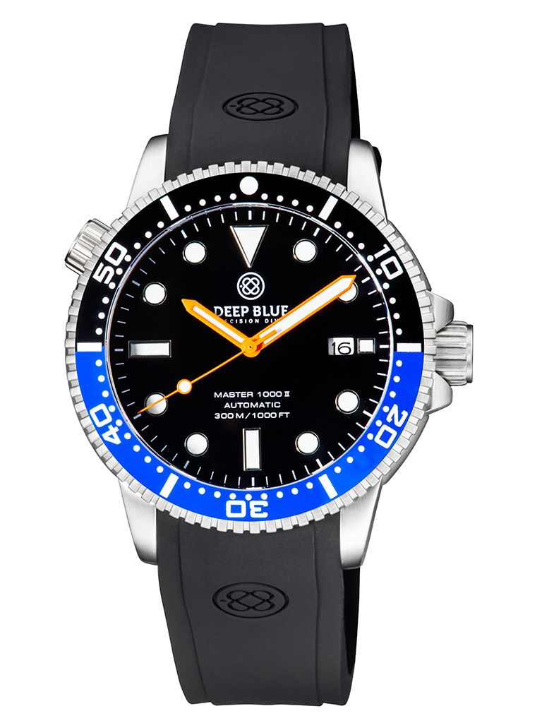 Deep Blue Master 1000 II Black-Blue-Black-Orange-Glossy