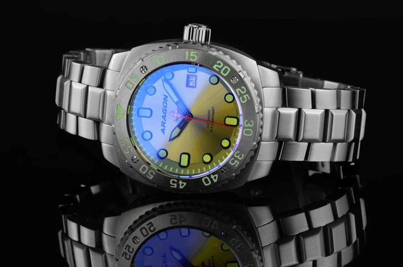 ARAGON Parma Silver-Champagne Automatic 50mm