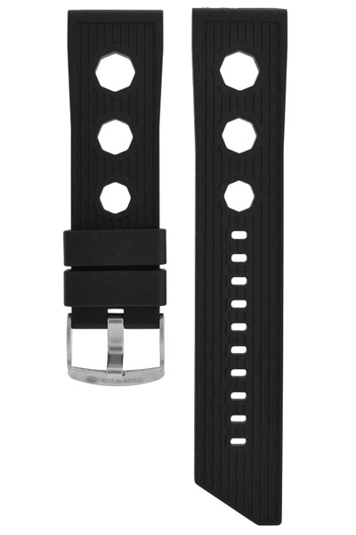 Deep Blue Gummiarmband Italian Rally Diver 24 mm