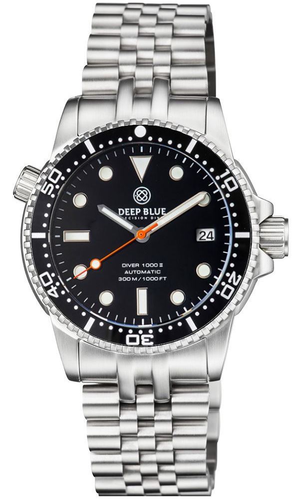 Deep Blue Master 1000 II Black-Glossy-Orange