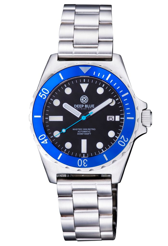 Deep Blue Master 1000 Retro Black-Blue 44mm Automatic