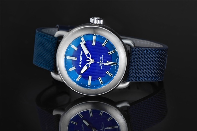 ARAGON Millipede EVO NH35 Automatic Blue 50mm Nylon Strap
