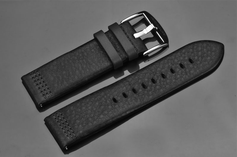 ARAGON Lederarmband 26mm Black