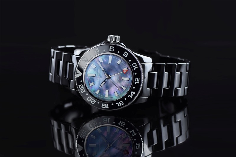 ARAGON Hercules Ceramic GMT 9075 MOP 44mm