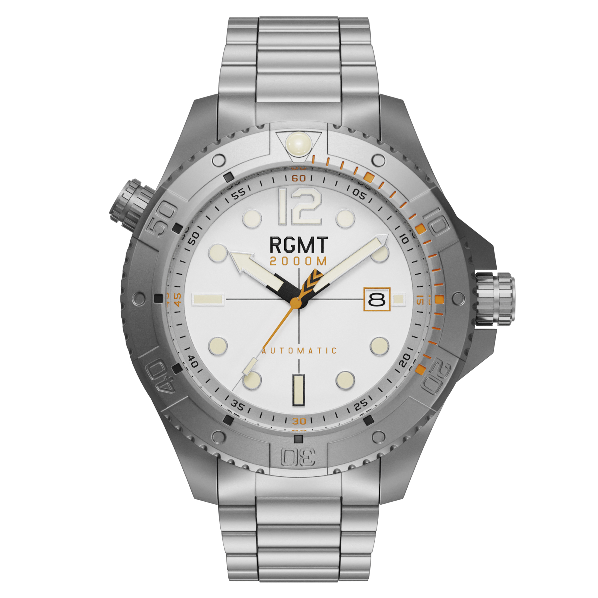 RGMT Demolition White 47mm Automatic