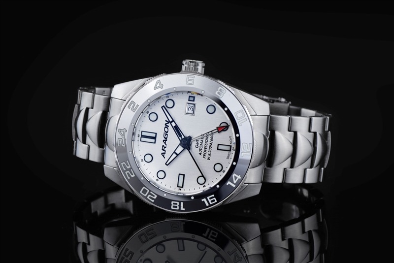 ARAGON Hercules C125 GMT Silver Automatic 43mm