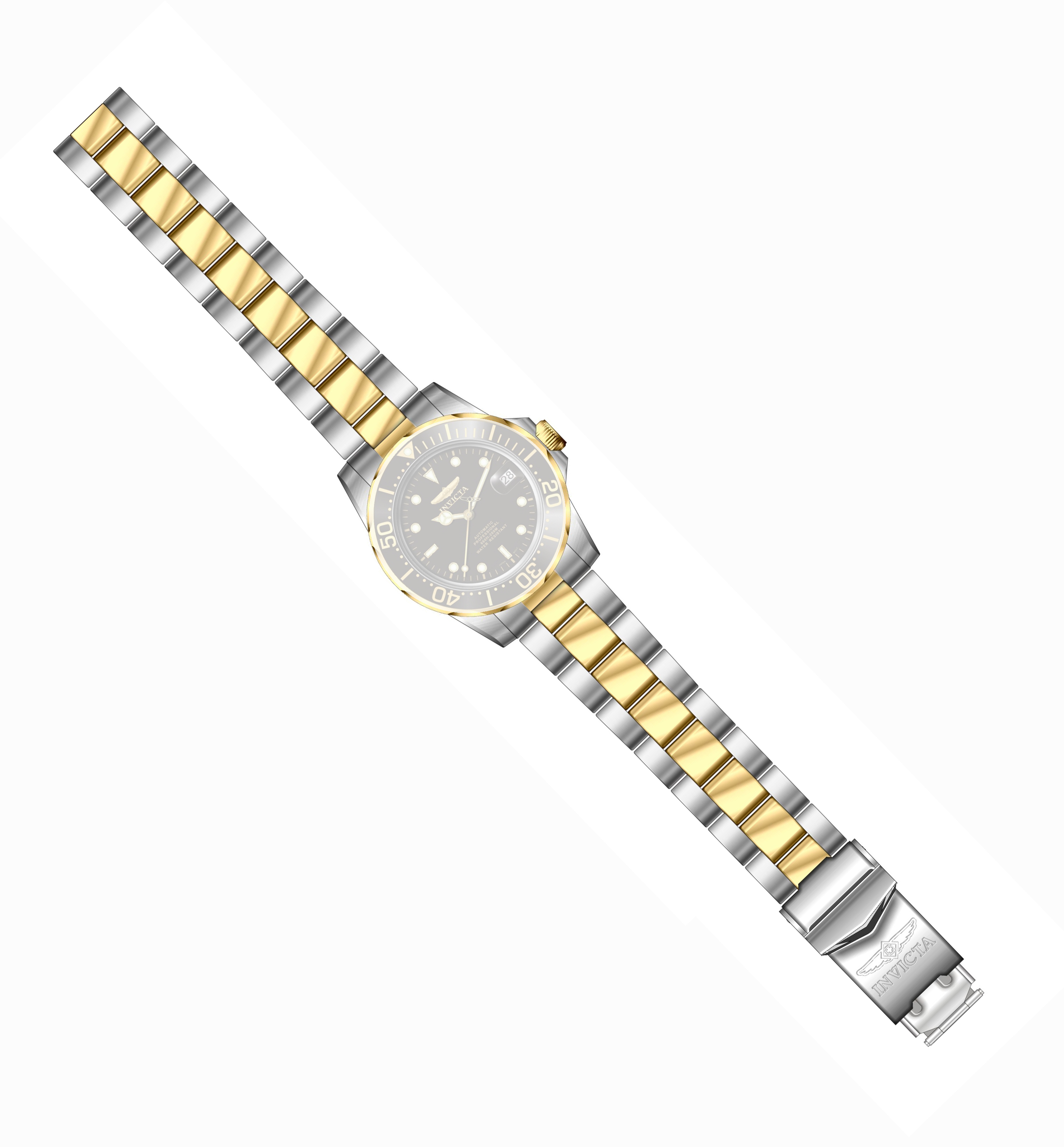 Invicta 8927/8928 Edelstahlarmband