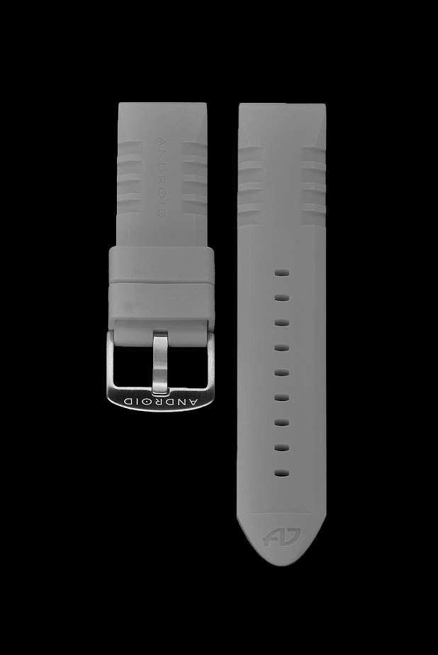 ANDROID Gummiarmband 24mm Grey