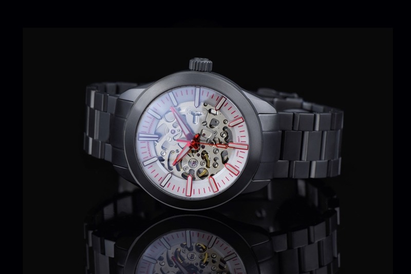 ARAGON Antigravity Skeleton NH70 Automatic Red 42mm