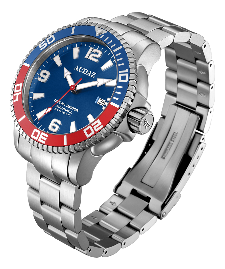 Audaz Ocean Rider Blue-Red 45mm Automatic