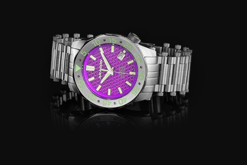 ARAGON Sea Charger G2 NH35 Purple 44mm