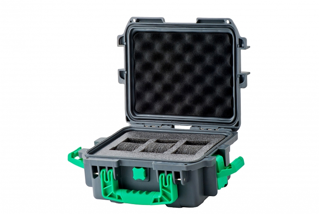 Invicta Stoßfester Uhrenkoffer Grau Grün 3