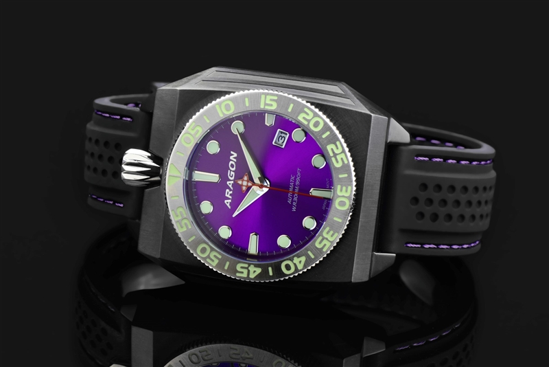 ARAGON Concept S Purple Automatic 48mm