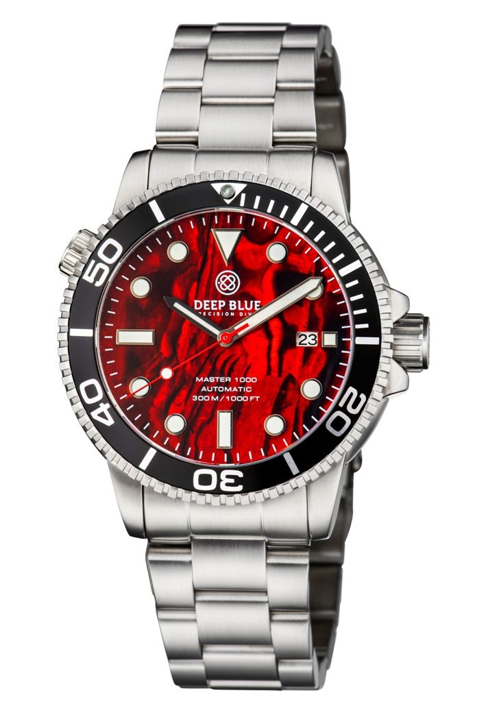 Deep Blue Master 1000 Red Abalone Steel