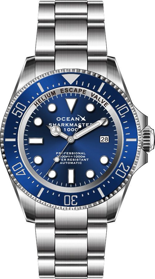 OceanX Sharkmaster 1000 Blue Automatic