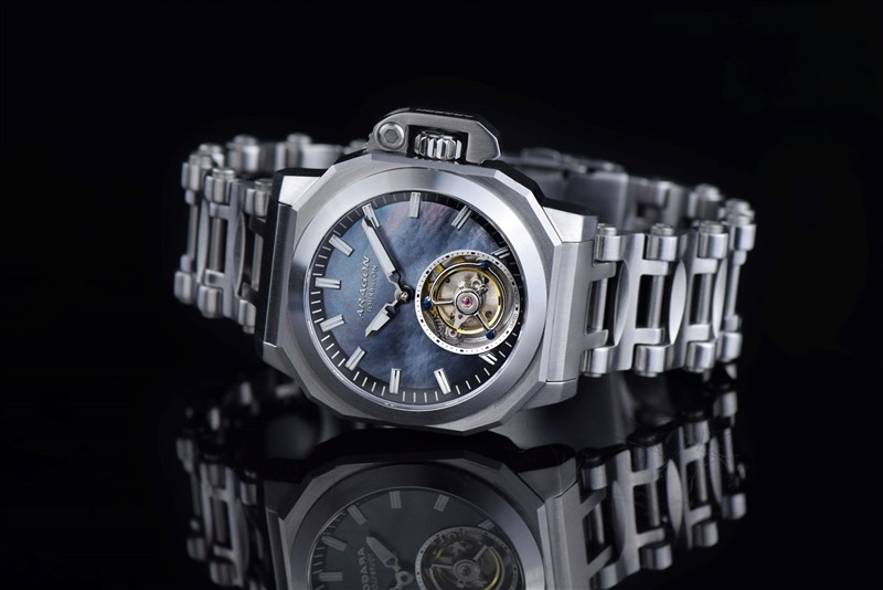 ARAGON Millipede Max Tourbillon Black Mother of Pearl 42mm Limited Edition