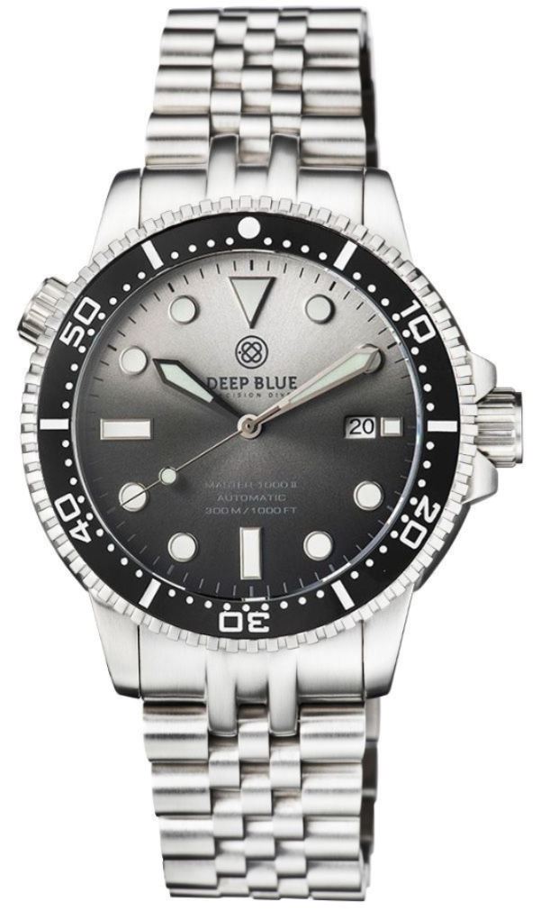 Deep Blue Master 1000 II Gradient Schwarz Steel