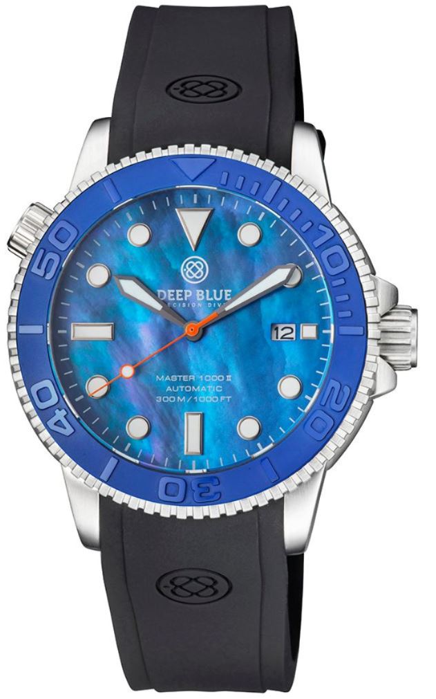 Deep Blue Master 1000 II Blue MOP Embossed