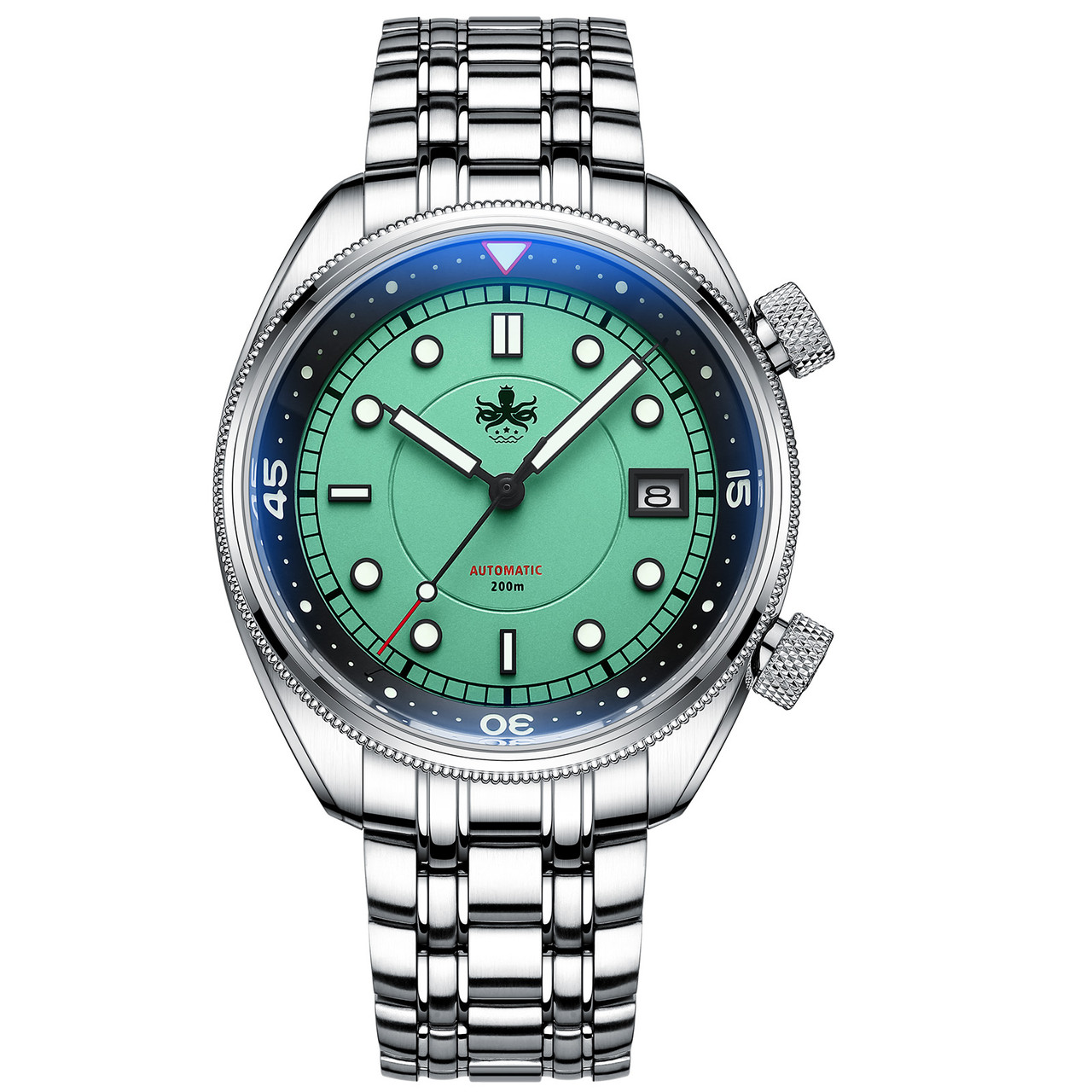 Phoibos Eagle Ray Pastel Green 200m Diver Automatic