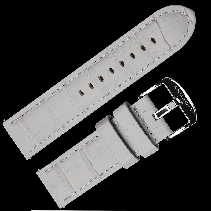 ANDROID Lederarmband 24mm Grey SCLGYLGY
