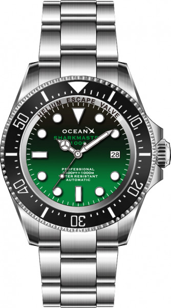 OceanX Sharkmaster 1000 Green-Black Gradient Automatic