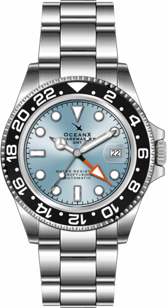 OceanX Sharkmaster GMT 42mm Ice Black Automatic