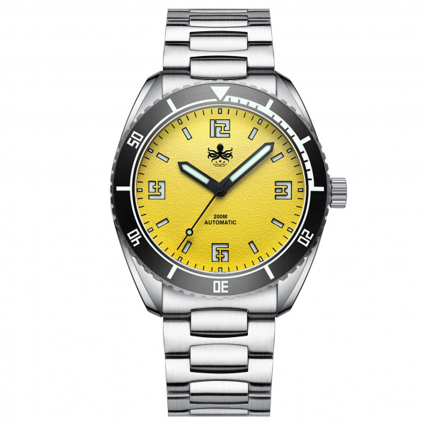 Phoibos Reef Master Yellow 200m Diver Automatic