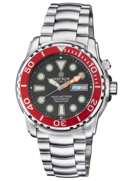 Deep Blue Sea Diver I 1000m Black-Red