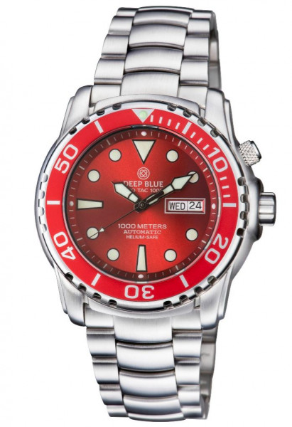 Deep Blue Sea Diver I 1000m Red